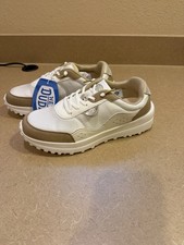 Hey Dude Women's Hayden Shine Tan White Gold Sneakers Size 9 NEW