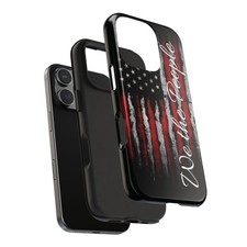 We the People American Flag Distressed Tough Case for iPhone 17 and Samsung S25