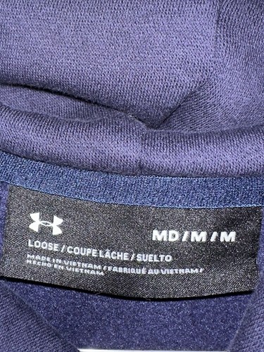 Under Armour Auburn Tigers Hoodie Medium Basketball Football Sweatshirt - Picture 4 of 5