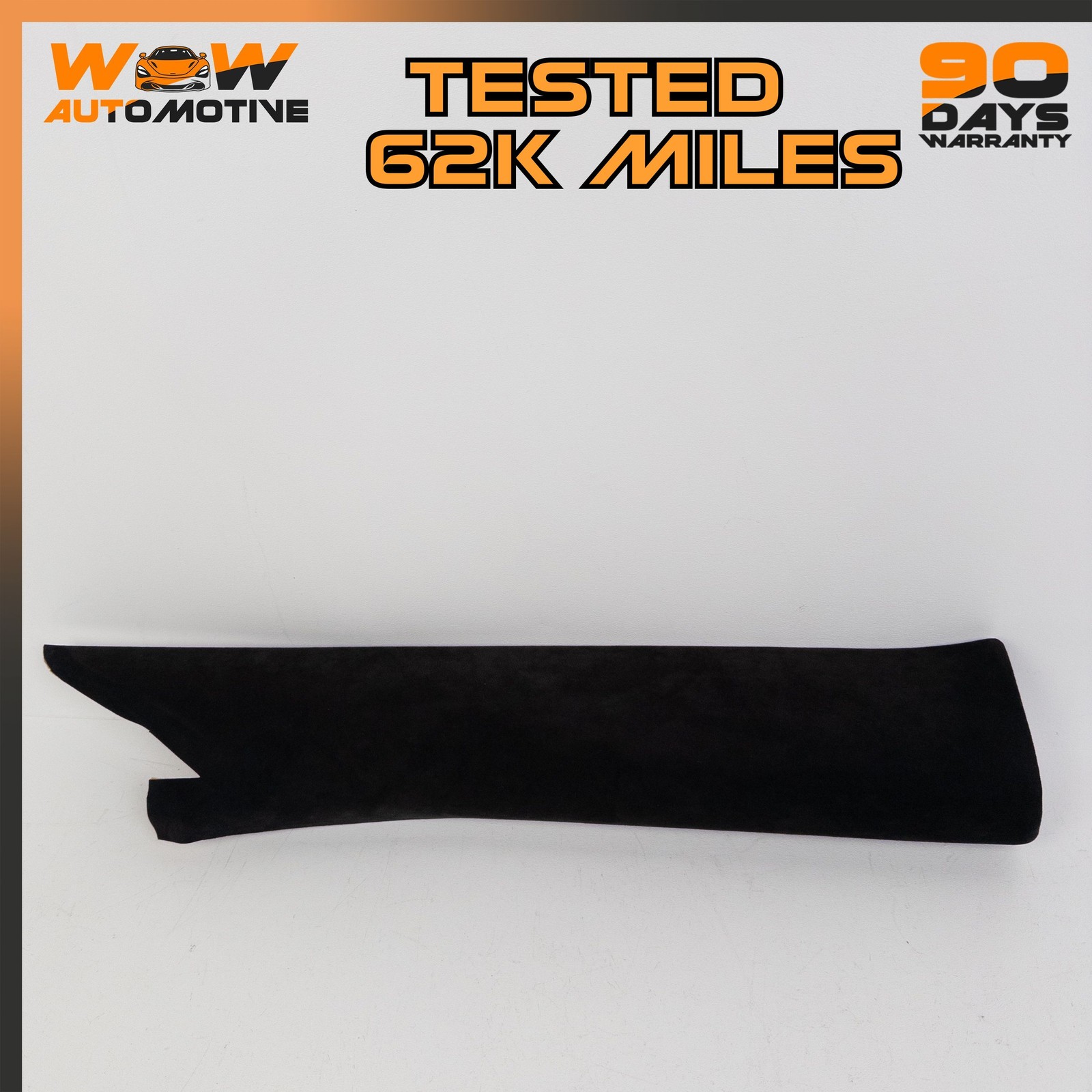 08-19 MASERATI GRANTURISMO S FRONT RIGHT WINDSHIELD A PILLAR COVER TRIM BLACK OE