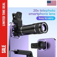 20X Zoom HD Universal Optical Camera Telephoto Clip Lens Phone Smartphone
