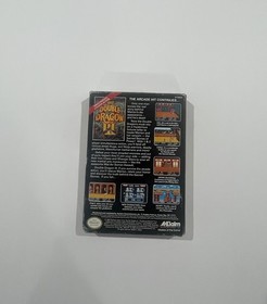 Double Dragon III 3 (Nintendo NES) No Poster But Everything Else Included 