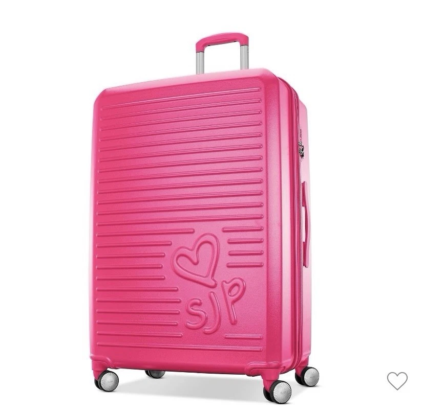 SJP Candy Pink Carry On Hardside Luggage Suitcase Sarah Jessica Parker - Image 2 of 4