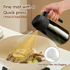 2 in 1 Olive Oil Sprayer Dispenser Baking Cooking BBQ Spray Bottle Kitchen Tool — image 6