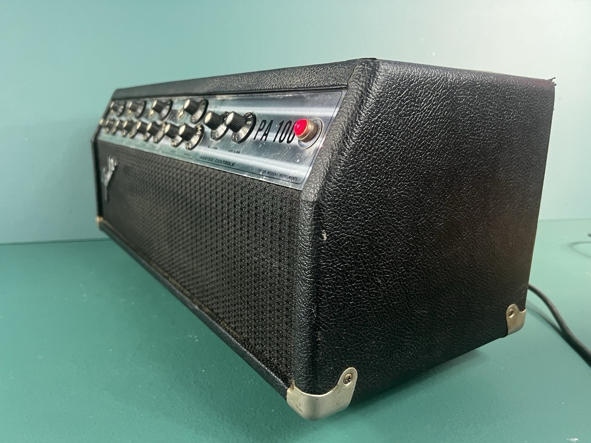 1970s Fender PA-100 PA 100 Mixer Amplifier Guitar Bass 100 Vintage