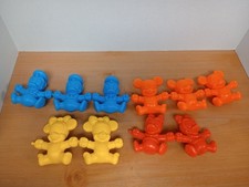 1985 Vintage Disney Mickey Mouse  Friends 3" Snap Beads Set Of 10