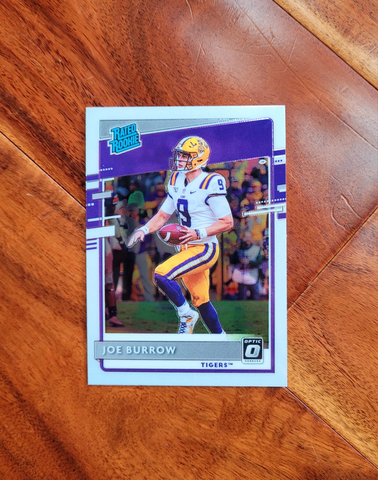 Joe Burrow 2020 Panini Chronicles Draft Picks Donruss Optic Rated Rookie RC #1