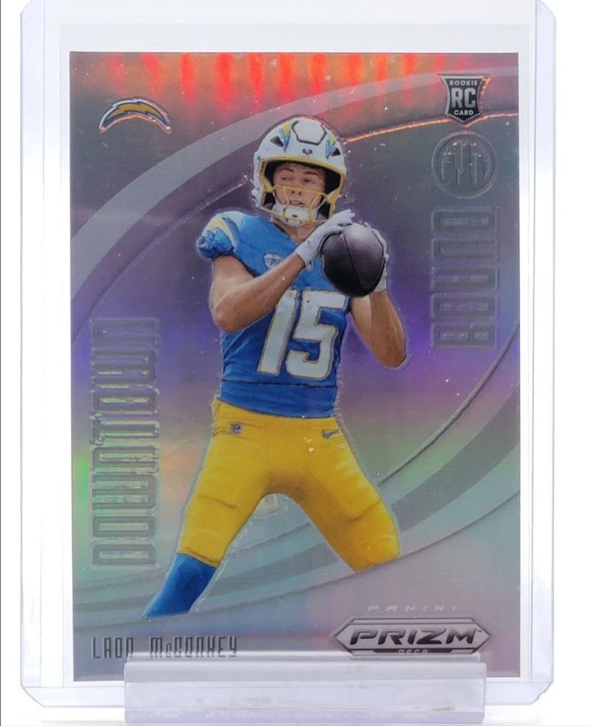 LADD MCCONKEY 2024 PANINI PRIZM DECA DOWNTOWN BOUND ROOKIE SILVER RC SP