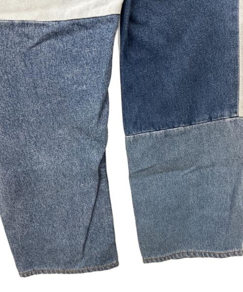 X-LARGE                    PATCHWORK DENIM PANTS … - image 6