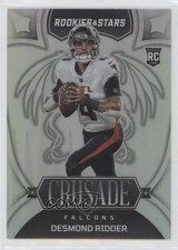 2022 Panini Rookies & Stars Crusade Silver Prizm Desmond Ridder #CR-12 17lu