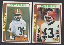 1978 Topps - Greg and Mike Pruitt 93 245 - Cleveland Browns running backs