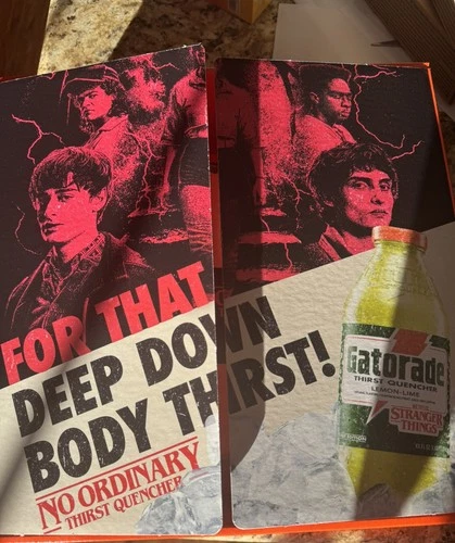 Stranger Things X Gatorade Exclusive 1987 Hawkins Capsule SIZE XL IN HAND