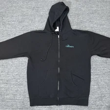 The Chosen Sweatshirt Hoodie Large Black Full Zip Against The Current Fish TV