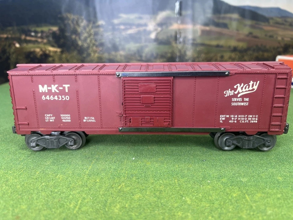 LIONEL POSTWAR 6464-350 M-K-T BOXCAR FROM 1956~The Katy C-7 EXCELLENT CONDITION - Image 2 of 4