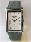VINTAGE SEIKO SLIM QUARTZ WHITE DIAL JAPAN MEN'S WORKING DRESS WATCH