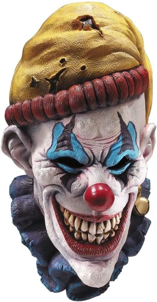 Scary Insano Clown Overhead Mask - Halloween Horror Costume - Image 2 of 4