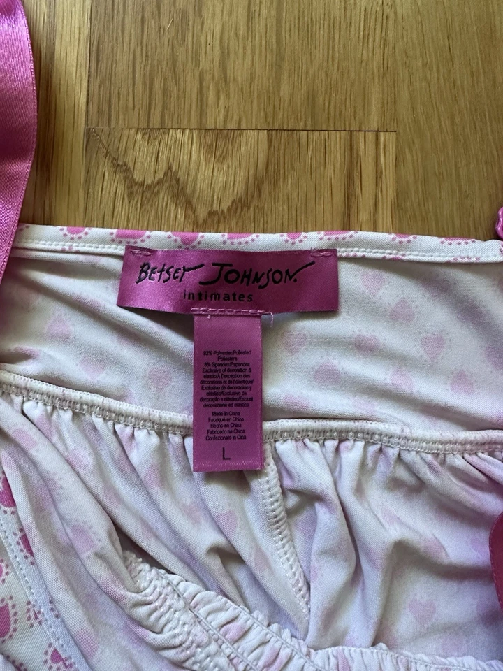 Betsey Johnson Intimates Heart Slip Dress 2000’s - Image 3 of 4