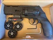 Umarex T4E TR50 .50 Cal 6 Rounds CO2 Paintball Revolver with Laser