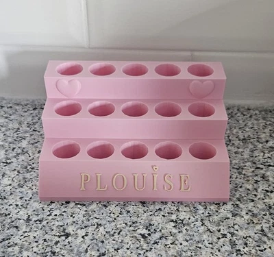 Plouise Lip Oil Cosmetic Display Storage Stand PINK