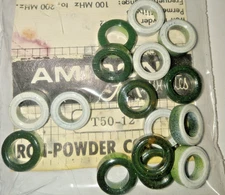 Amidon Iron Powder Toroidal Core T-50-12  - lot of 16 FREE SHIPPING