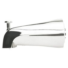 Plumb Pak PP825-37 Tub Spout Chrome Plated W/Diverter, use with 1/2" or 3/4" IPS