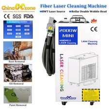 1500W 2000W 3000W Fiber Laser Cleaning Machine Metal Rust Oil Paint Remove IN EU