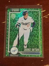 2026 Topps Shohei Ohtani Easter Tin Holiday Green Leaf Foil Holo Near MT READ