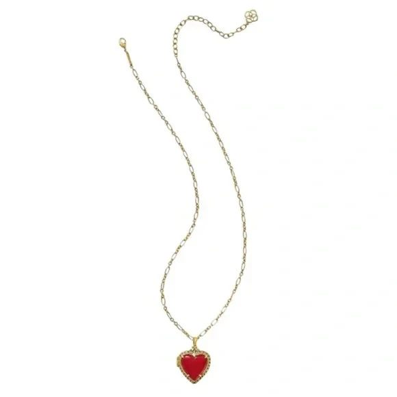 Medallón dorado vintage blanco como las nieves Kendra Scott Disney. Foto 3 de 4