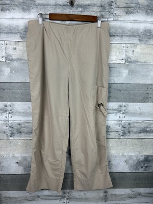Marla Wynne Beige Cropped Pants 12 | eBay