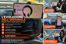 Supporto Smartphone per Fiat Panda 2023 - Orientabile - Versione migliorata