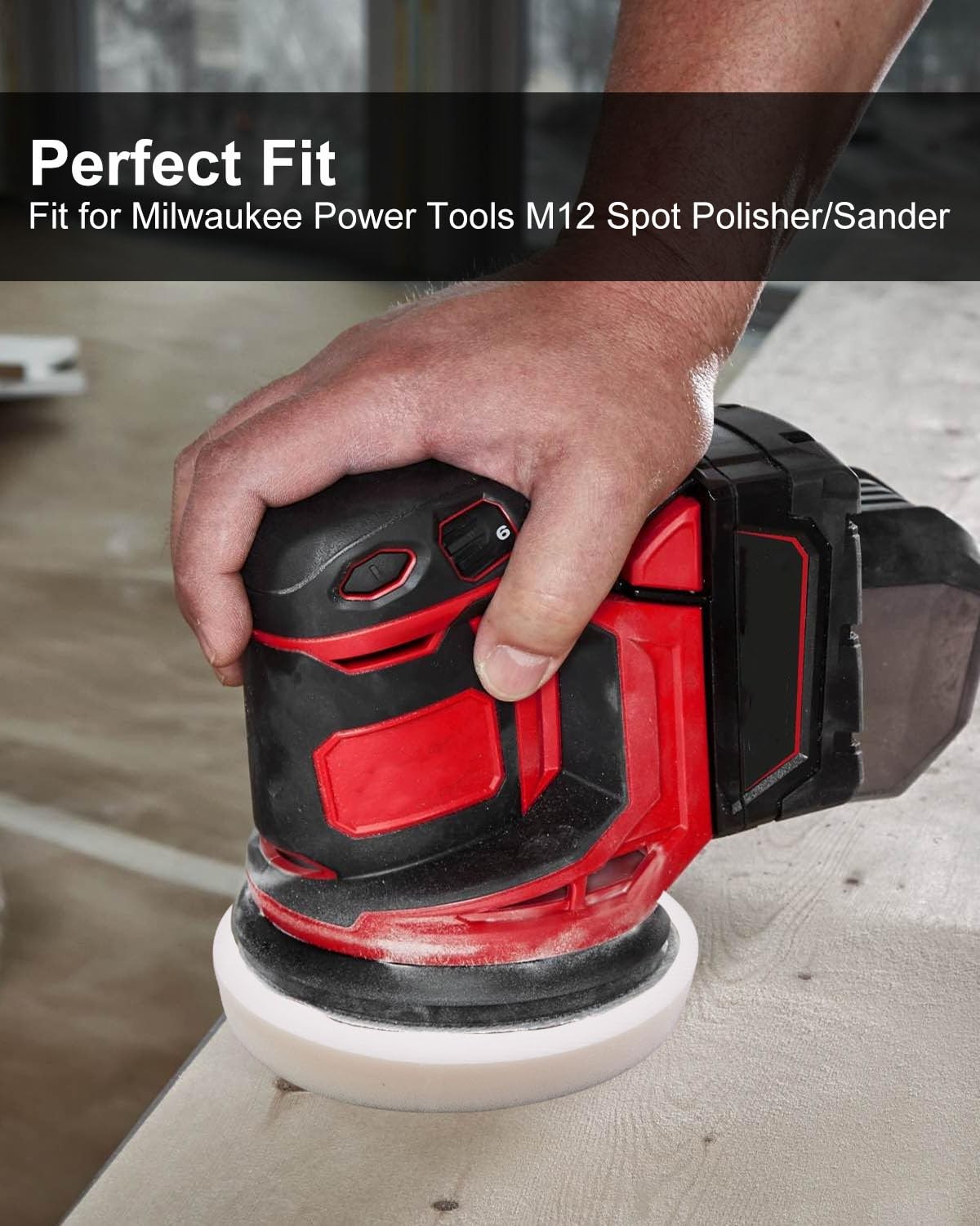 Polishing Pads Kit for Milwaukee M12 Spot Polisher Sander Accessory Replacement