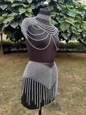 Aluminum Chainmail Top With Skirt- Women's Medieval LARP Cosplay,full Set Women
