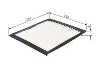 Innenraumfilter Bosch 1 987 432 263 Partikelfilter FüR Lexus IS RX MCU15 GS 200