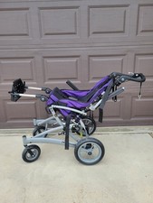 UPGRADED Convaid Rodeo Size 12 - RD12 MOBILITY STROLLER pediatric Purple Tilt