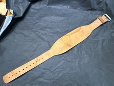 Vintage Altus Power Weight Lifting Belt Med 25  -34  Thick Leather Single Prong