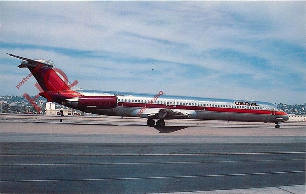 Foto postal::US AIR MCDONNELL DOUGLAS MD-81 N808US [IAM]