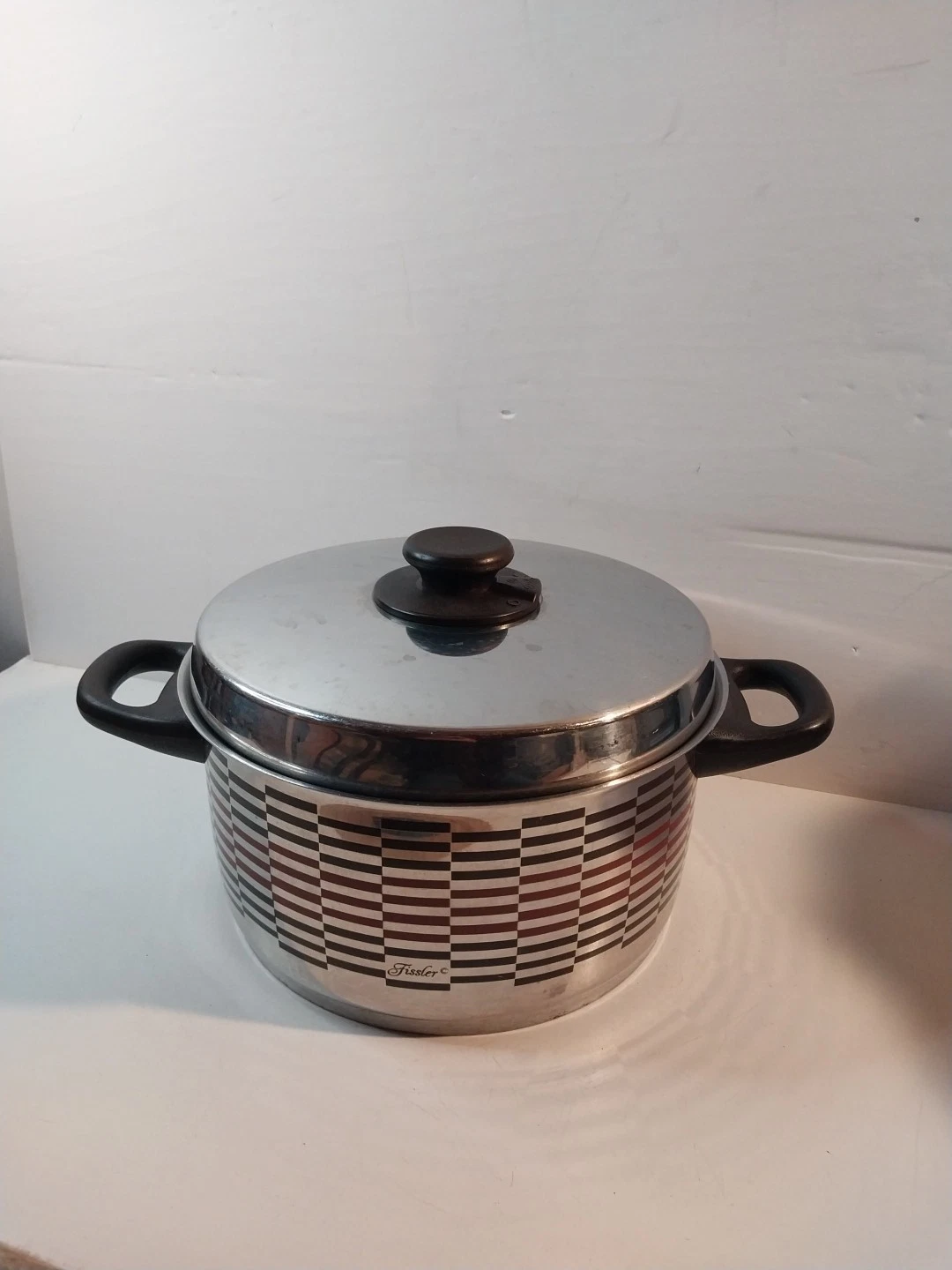 FISSLER Stewpot SS Pot Pan with Lid West Germany