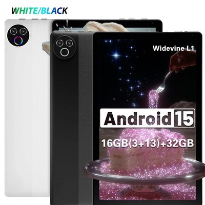 NEW Android 15 5-Core 10 inch Tablet,16GB Ram+32GB ROM  Widevine L1 Wifi 5MP+8MP