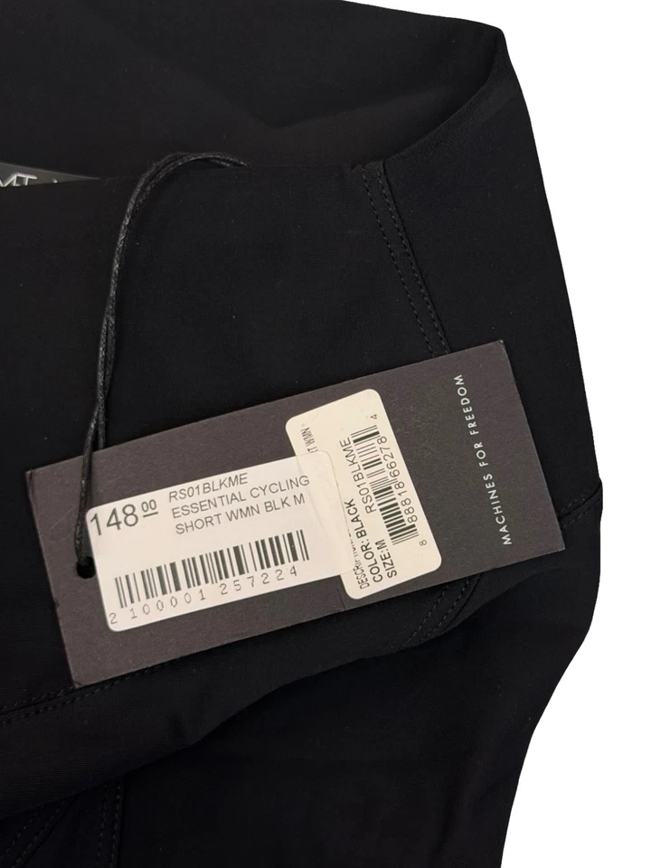 Machines For Freedom MFF Cycling Shorts Essential Womens Medium Black Padded - Image 3 of 4