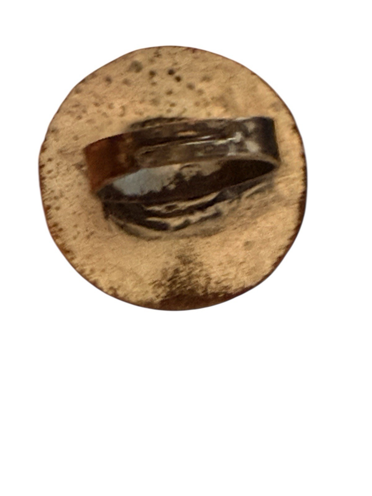 LARGE ROUND TURQUOISE Adjustable Ring BEAUTIFUL w… - image 3