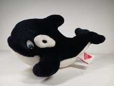Creations Dakin Plush Killer Whale Free Willy 1995 Stuffed Animal Vint Plush