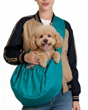 Puppy Sling Carrier for Small Dog-Widened and Thickened Shoulder Strap with S...
