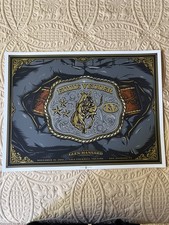 Pearl Jam Eddie Vedder Official Concert Poster, San Antonio, TX 11-16-12 Mark 5