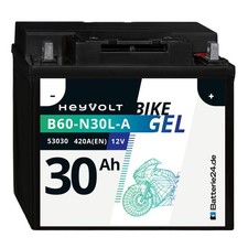 GEL Motorradbatterie 30Ah 12V Y60-N30L-A C60-N30L-A 53030 C60-N30L-A