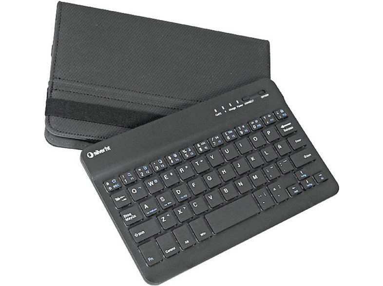SilverHT Funda Universal Gripcase Bluetooth 3.0 Negra + Teclado para Tablets 9" - 10.1" - Imagen 2
