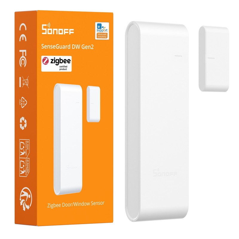 SONOFF Door Window Sensor Zigbee Door Alarm Contact Sensor Supports Alexa Google