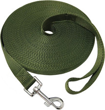 Nylon Training Dog Leash for Small Medium Large Dogs, 15Ft 20Ft 30Ft 50Ft Long L