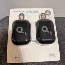 Soundcore Select 4 Go Bluetooth Speakers 2 Pack Black Portable Waterproof IP67