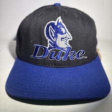 Vintage 1980s Duke University Blue Devils Snapback Hat The Game Made In USA