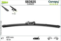 Valeo Scheibenwischer Wischblatt WischerbläTter Canopy Beifahrerseitig Hinten